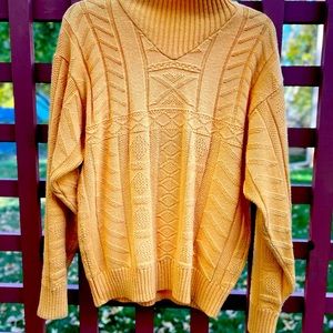 Obermeyer women’s vintage wool blend turtleneck sweater